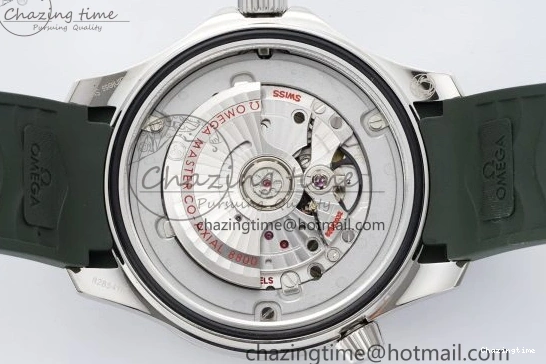 0316 Seamaster Diver 300M ZF 1:1 Best Edition Green Ceramic Green Dial on Green Rubber Strap A TravelReady 7823